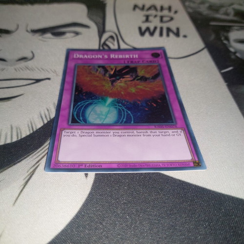 Dragon's Rebirth Yu-Gi-Oh! card like new