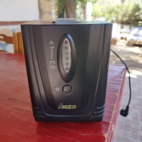 Accupower UPS BL2 1400 used, inverter with panel support