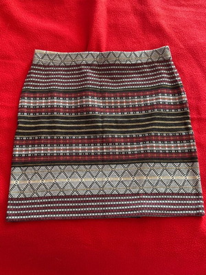 Attrativo Mini Fitted Skirt Size 38 Like New, Earth Tones