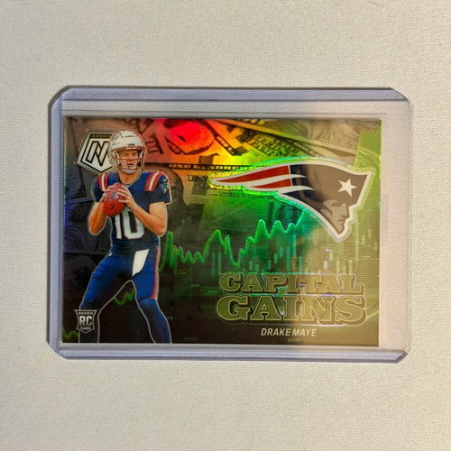 2024 Panini Mosaic Drake Maye Capital Gains Rookie RC card new