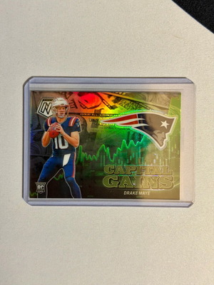 Κάρτα 2024 Panini Mosaic Drake Maye Capital Gains Rookie RC καινούργιο