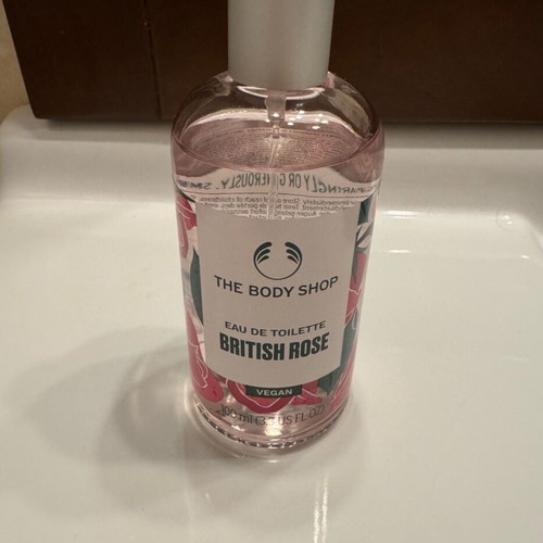 The Body Shop British Rose Eau De Toilette 100ml like new, vegan