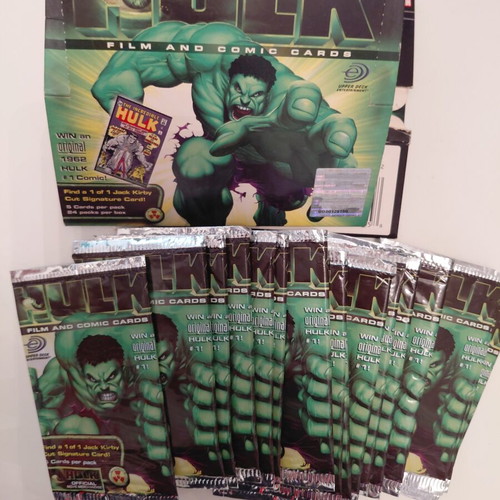 Hulk Film & Comic Cards pack of 16, 2003, Upper Deck Marvel, like new