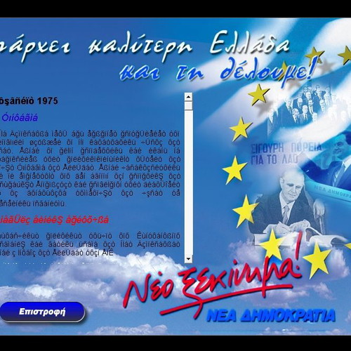 CD Rom Nea Dimokratia (ND) There Is A Better Greece And We Want It like new