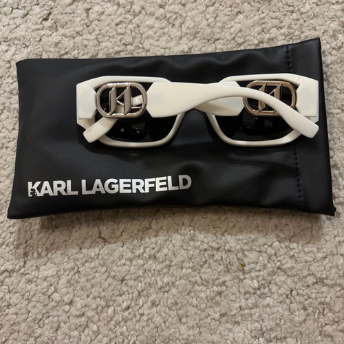 Karl Lagerfeld women's white sunglasses like new