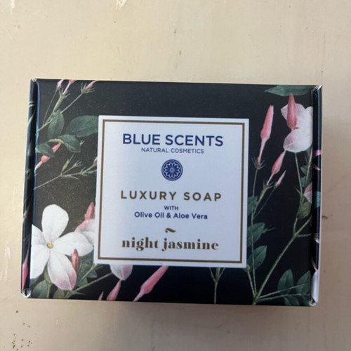 Luxury Soap Blue Scents Night Jasmine bar new