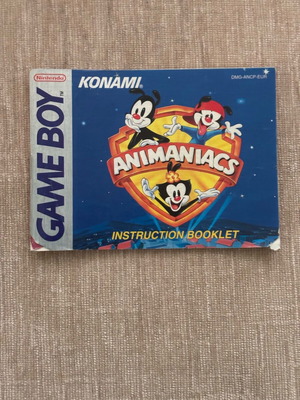 Animaniacs Nintendo GameBoy manual used