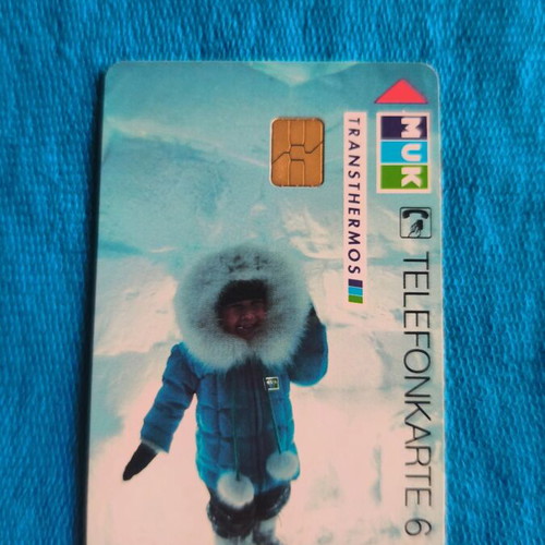 German phone card used