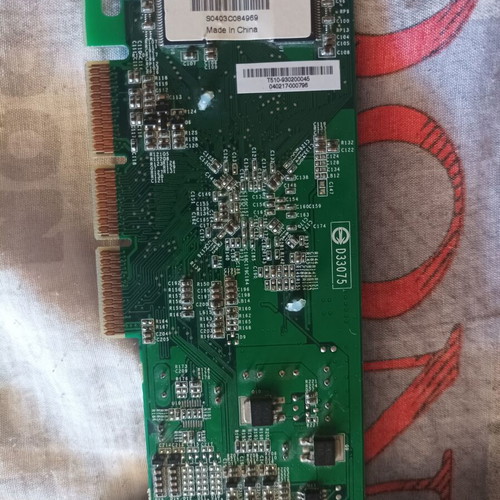 Ge Force 4mx 440 AGP 8x graphics card, vintage retro, 64MB