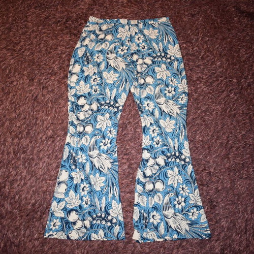 Diane Von Furstenberg Brooklyn floral-print trousers size L like new