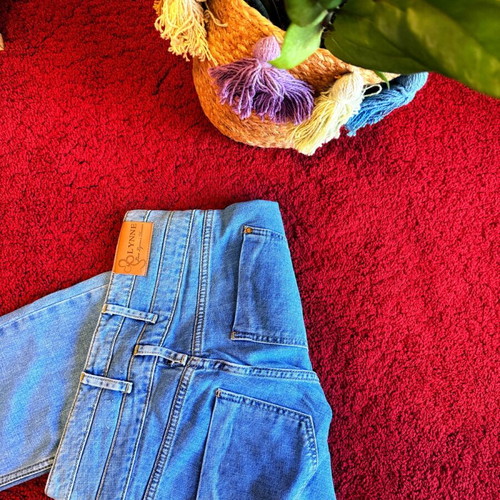 Lynne Denim Hot Stuff high-waisted skinny jeans like new, blue
