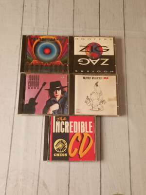 Classic Rock, Blues & Psychedelic CD pack of 5 (Rare Earth, Carlos Alomar, Chess Records)