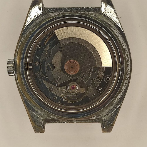 Elite Automatic Day-Date Vintage Swiss Made Watch used, men's silver