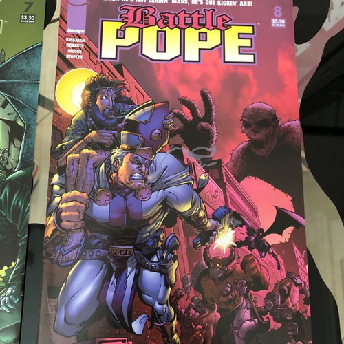 Battle Pope set of 10 comics #3-12 new 2005 Kirkman Image
