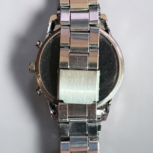 Geneva analog watch like new, silver