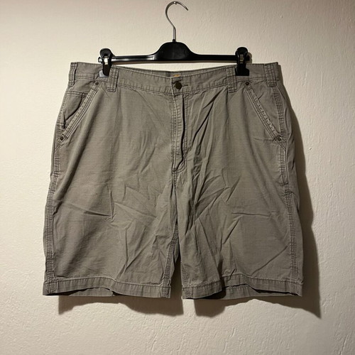 Carhartt Men Cargo Shorts used, size 40, gray silver