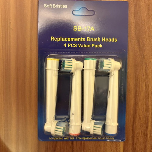Oral B electric toothbrush replacement heads, new