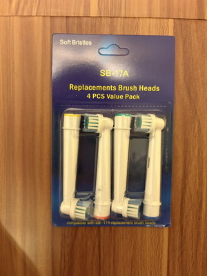 Oral B electric toothbrush replacement heads, new