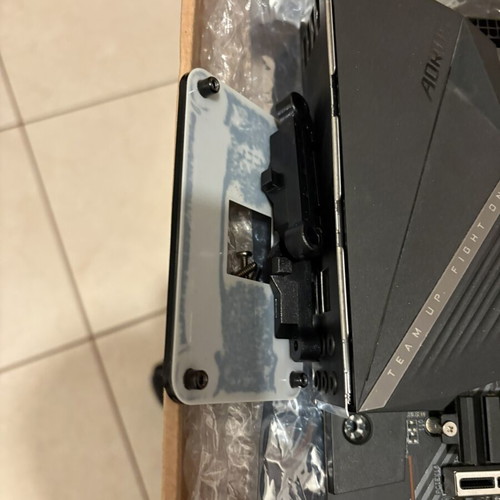 X570 Aorus Pro AM4 motherboard with backplate and IO shield