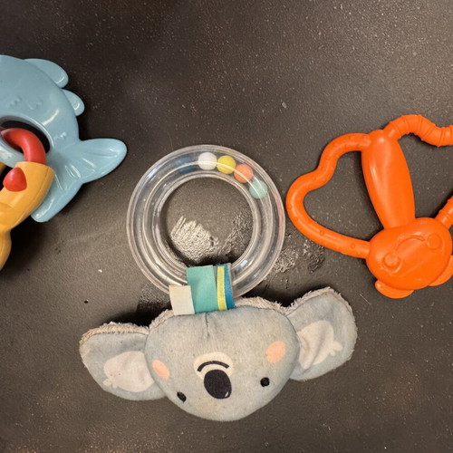Baby teething and sensory toys bundle of 4