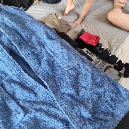 Arena bathrobe for 4-6 years old used, color faded