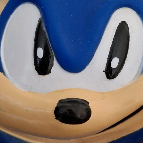 Vintage Sonic the Hedgehog game ball SEGA 1993 used