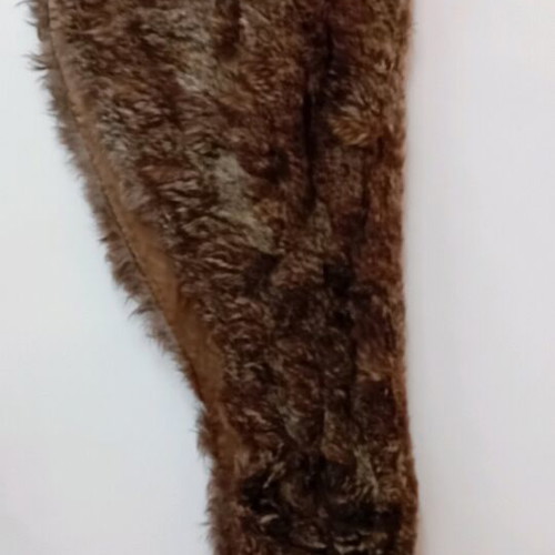 Etol fur like new, beige and brown, size L