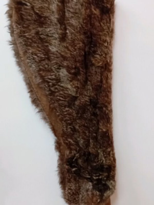 Etol fur like new, beige and brown, size L