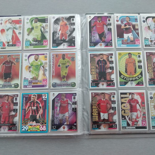 Topps Match Attax 101 Football Trading Cards Bundle used