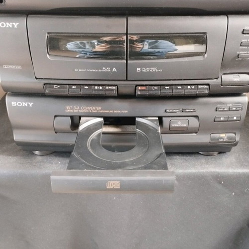 Sony LBT-N200 stereo system used with two speakers, needs maintenance