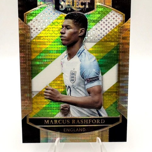 2016-17 Panini Select Marcus Rashford RC Multi-Color Prizm card new