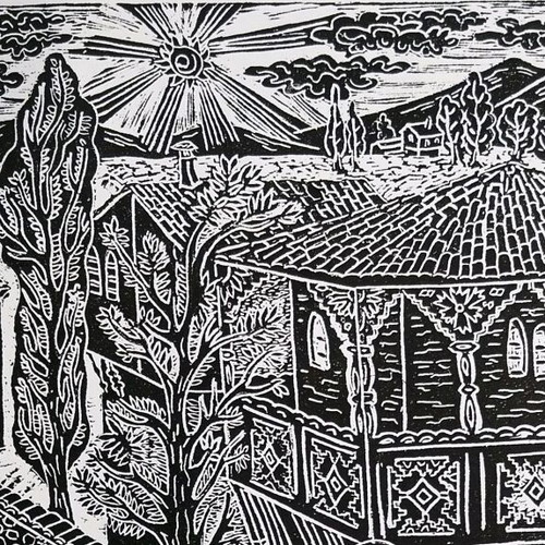 Linocut Momina Cheshma new