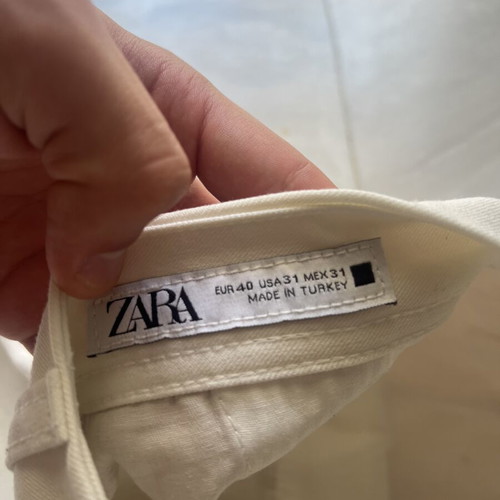 Zara white pants size W31/EU40