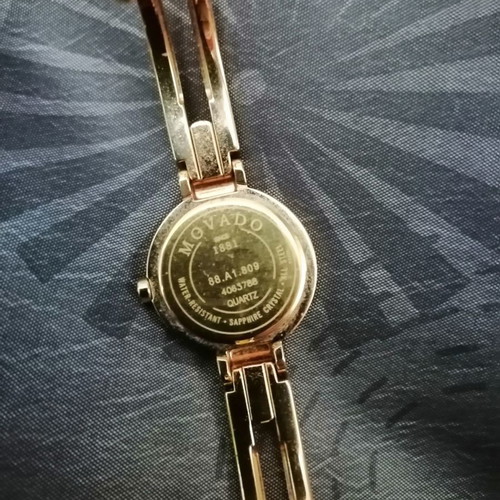 Movado women's watch like new with bracelet and sapphire crystal