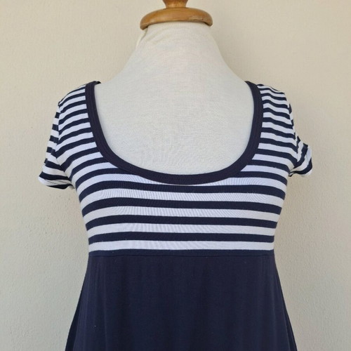 Dress a Porter dress like new, size L, white and blue