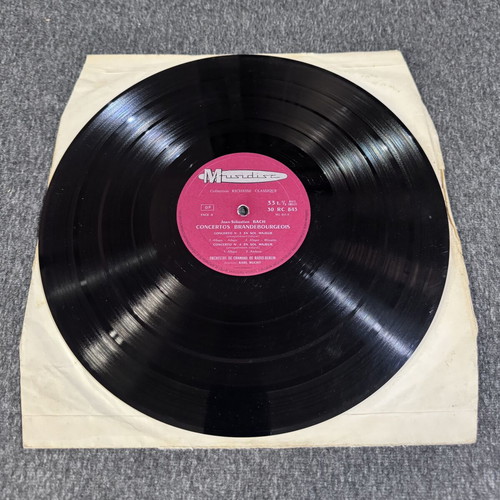 Jean-Sébastien Bach Concertos Brandebourgeois vinyl used, classical