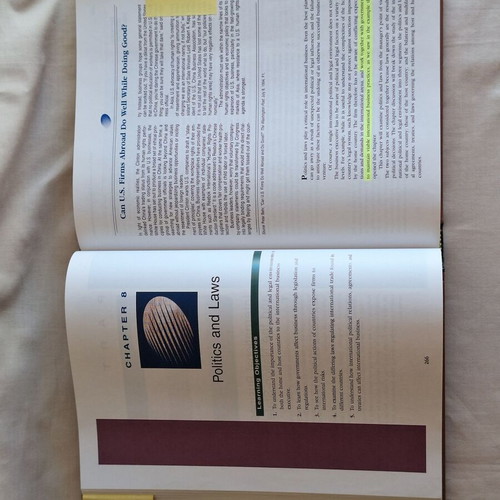International Business Fourth Edition book by Czinkota, Ronkainen, Moffett