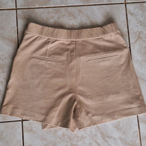 Zara skort beige like new, faux suede, size S