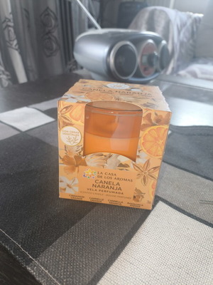 La Casa de los Aromas scented candle cinnamon and orange new