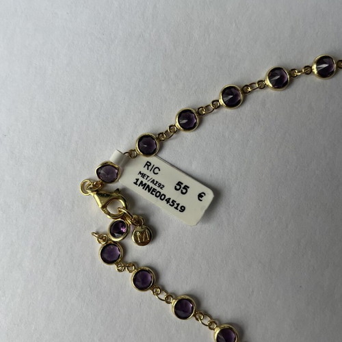 Necklace with pink stones new, Anna Maria Mazaraki
