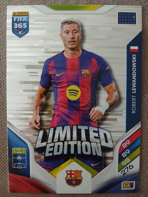 Panini 2026 Adrenalyn XL Fifa 365 XXL Limited Edition Robert Lewandowski like new