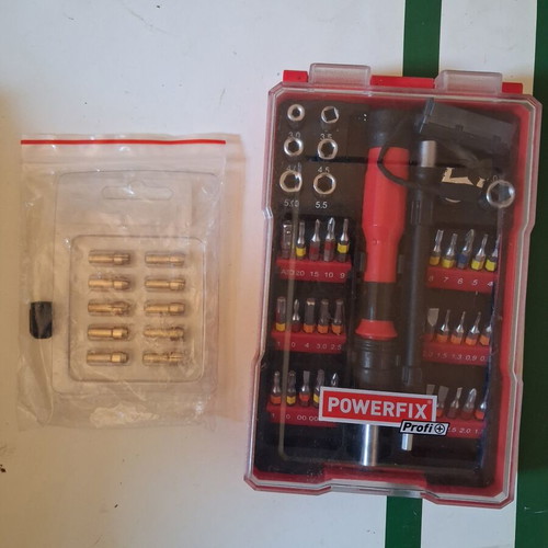 Powerfix Profi Mini Tool Kit 40 pcs like new, precision screwdriver set