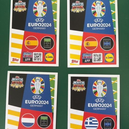 Topps Match Attax UEFA EURO 2024 cards like new