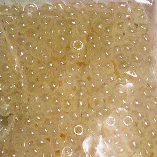 Γυάλινες χάντρες LUMINGZANG No 40, καινούργιες, 1000 τεμ., 1 mm