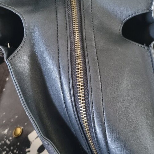 John Richmond shoulder bag like new, black with white letters