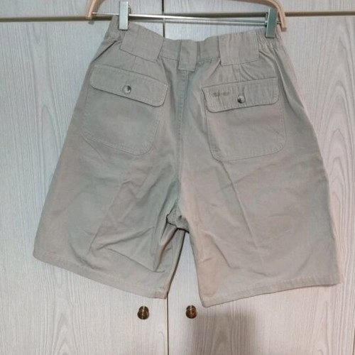 Men's cotton bermuda shorts like new, beige