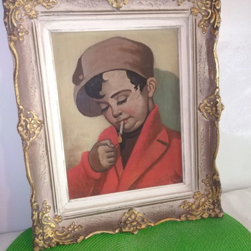 Old painting used 30x37cm