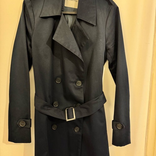 American Vintage trench coat like new, blue, size S