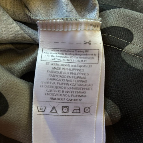 Adidas Climalite Camo Tank Top, grey black, size small
