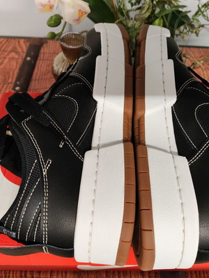 Sneakers Nike Dunk Low Disrupt Black White Gum καινούργια, δερμάτινα